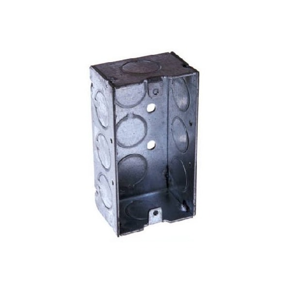 Raco Electrical Box, 11.5 cu in, Handy Box Type, 1 Gang, Steel, Rectangular Shape 8650 - main